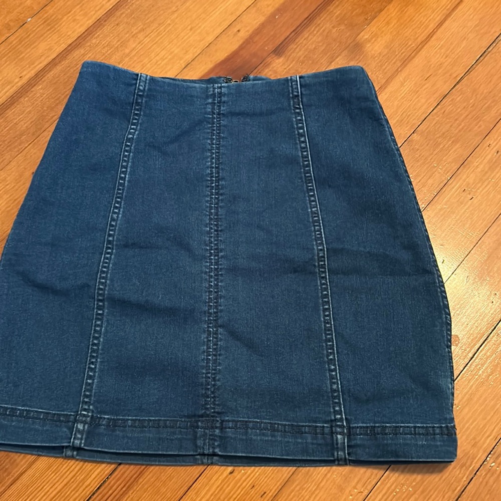 Free People Denim Skirt